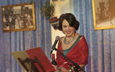 A modo de crónica pregonó Teresa Almendros la Feria de El Puerto.