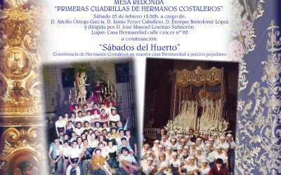 Mesa redonda y convivencia, para el primer sábado del Huerto.
