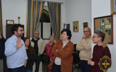 La Pregonera visito la casa de Hermandad del Huerto.