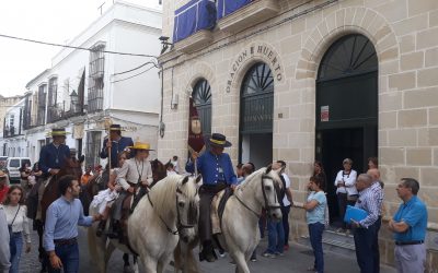 Recibimiento a la Hermandad del Rocío.