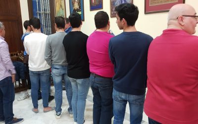 Iguala de las cuadrillas de costaleros.