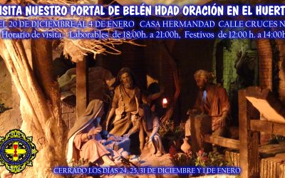Visita nuestro Portal de Belén. Aquí te dejamos los horarios.