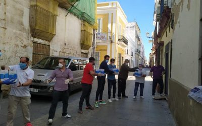 10 toneladas solidarias de alimentos.
