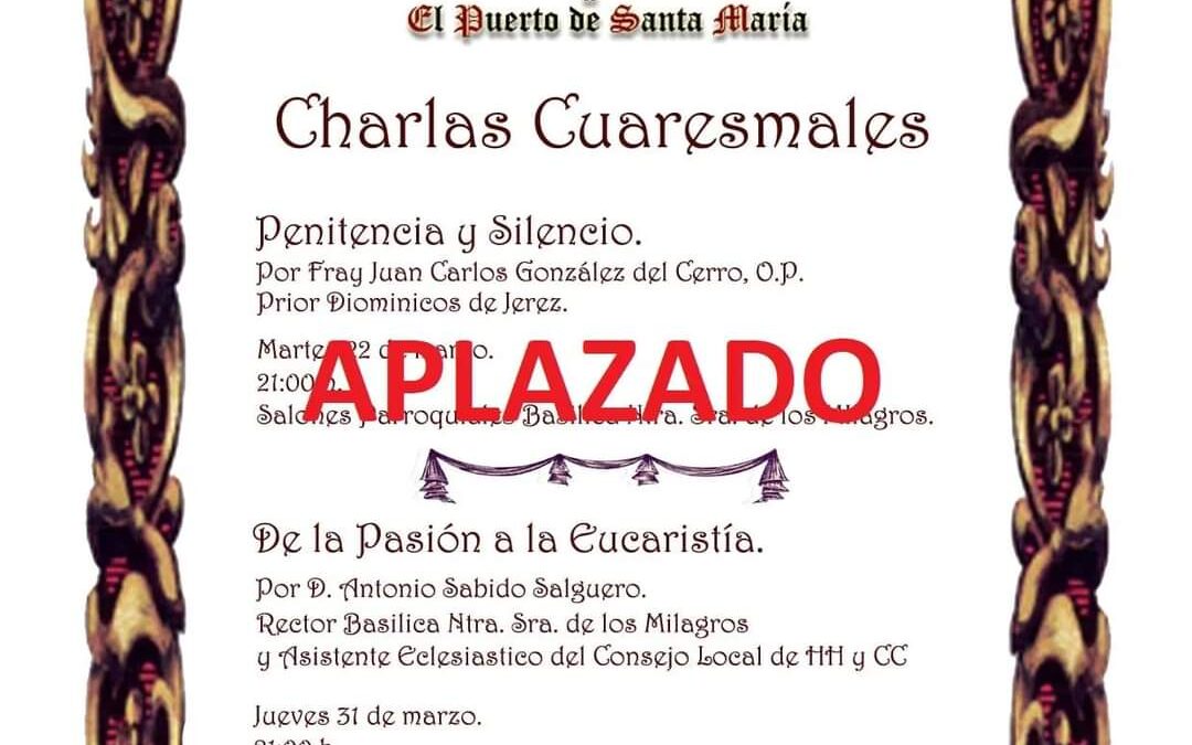 Aplazada las charlas del Consejo