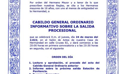 Convocatoria cabildo.