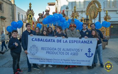 Otro año de solidaridad con la «Cabalgata de la Esperanza».